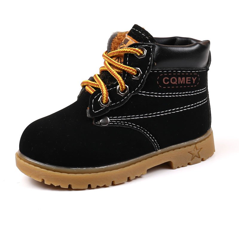 Hot New Children Boots Boys Girls Plush Martin Boots Baby Snow Boots Winter Warm Ankle Shoes Non-slip Kids Sneakers Dropshipping