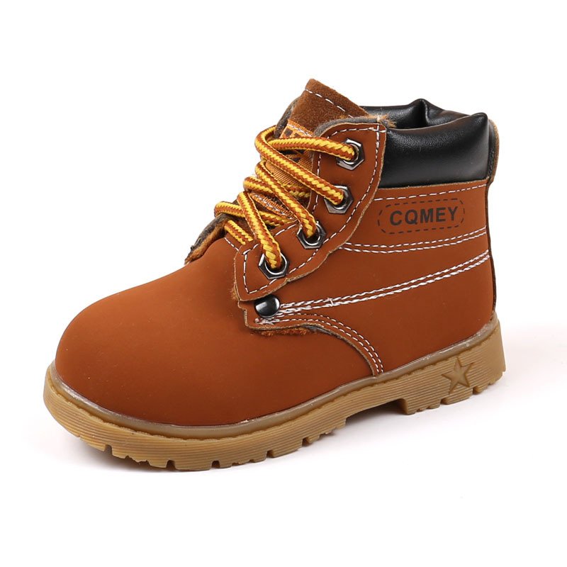 Hot New Children Boots Boys Girls Plush Martin Boots Baby Snow Boots Winter Warm Ankle Shoes Non-slip Kids Sneakers Dropshipping