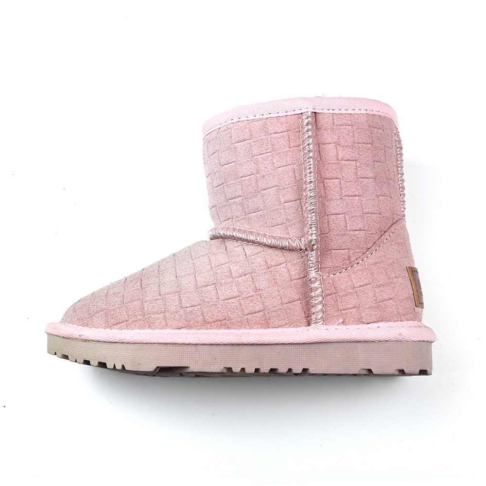 cozy yarn cable knitted keep warm outdoor flexible snow boots women warm for kids men
