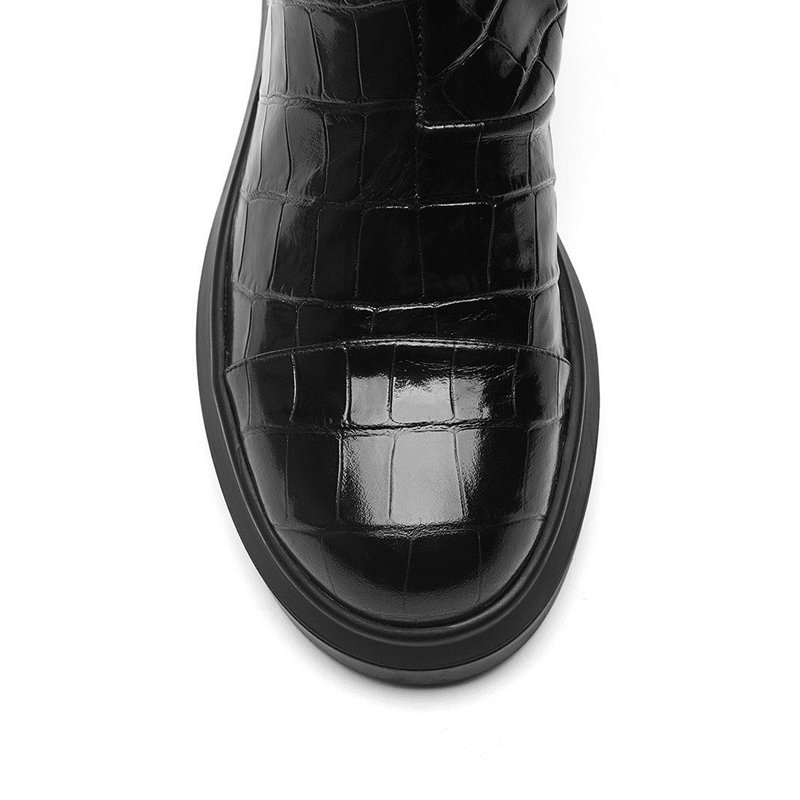 Casual elegant winter fashion sexy OEM wholesale factory round toe chunky low heel women ankle boots