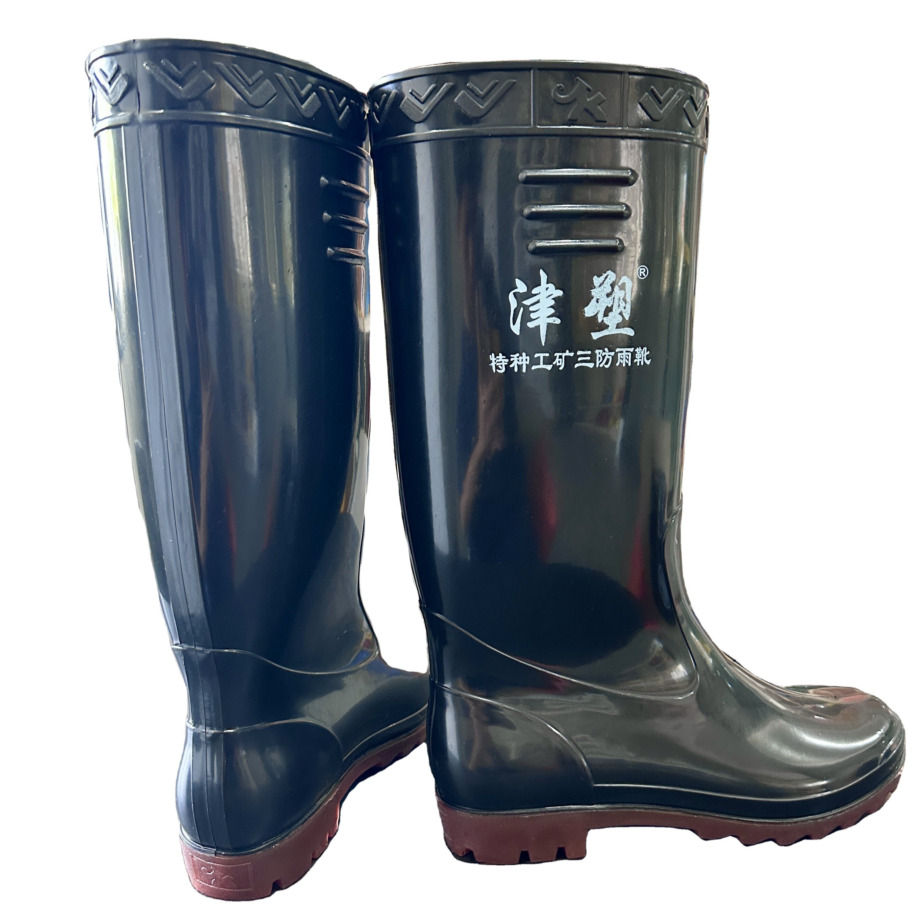Wholesale Industrial Men Work Safety Shoes Gumboots Rubber Rain Boots wellington rain boots