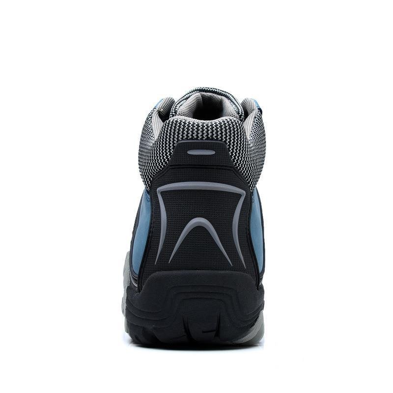 New Men's Running Safe Mountaineering Outdoor Hiking Shoes Men's Genuine Leather Large Outdoor Sports Plush Hiking Shoes