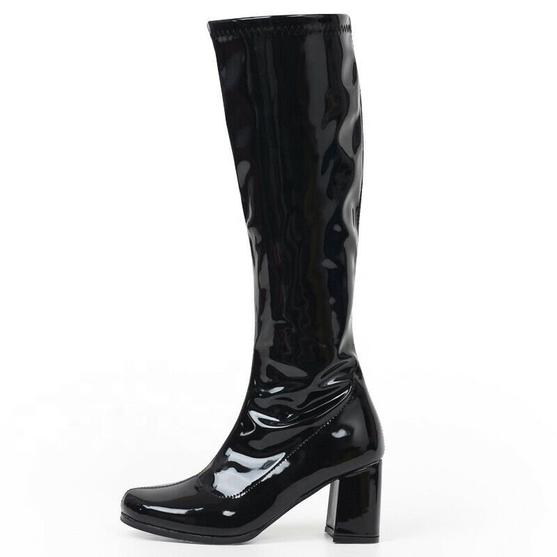 Wholesale heels for ladies boots High quality Outdoor Knee High Boots Factory Custom Ladies Leather Boots For Women