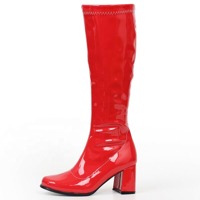 Wholesale heels for ladies boots High quality Outdoor Knee High Boots Factory Custom Ladies Leather Boots For Women