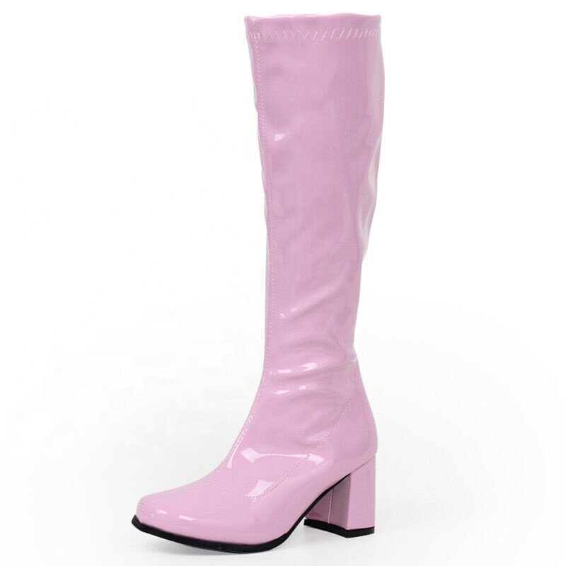 Wholesale heels for ladies boots High quality Outdoor Knee High Boots Factory Custom Ladies Leather Boots For Women