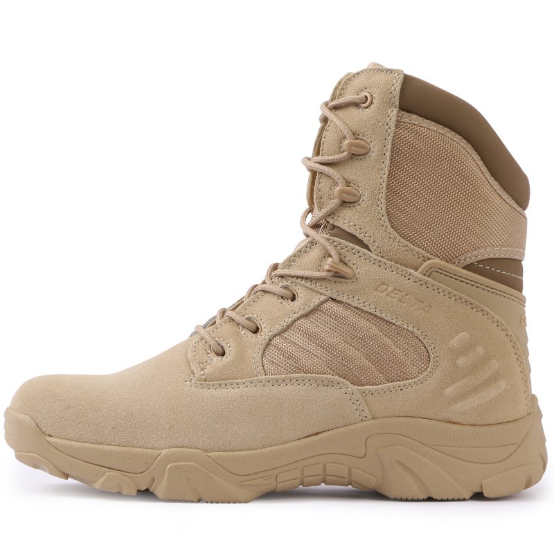 Hiking Combat Desert Boots Training Black Mens Tactical Boots for men Safety shoes Factory Leather Hunting desert combat boots