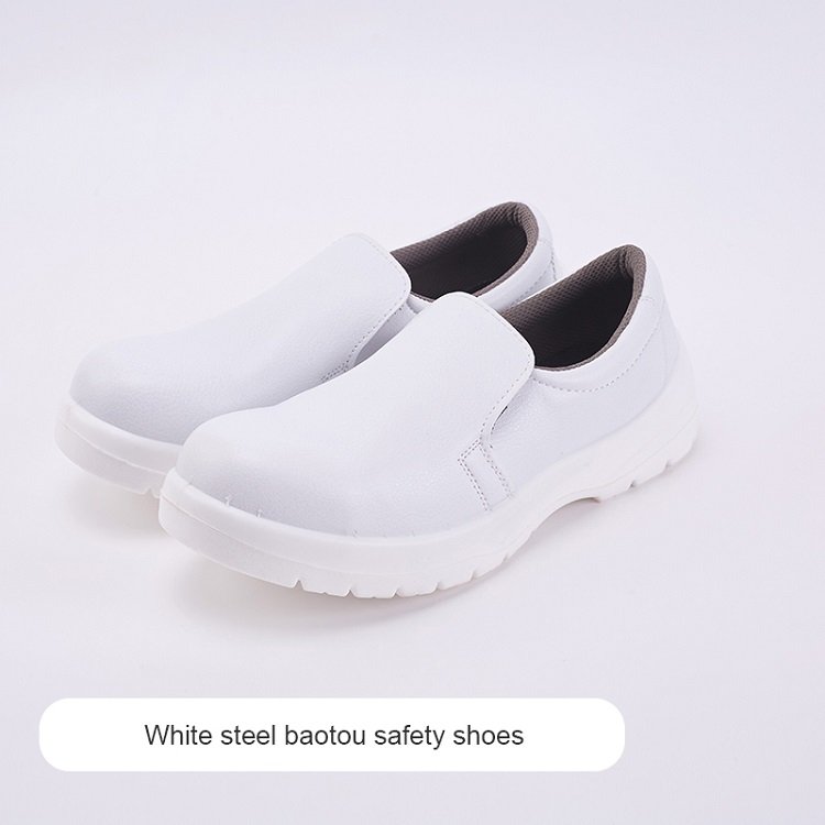 Custom Logo New Fashion Mens Work Steel Toe Industrial Cleanroom Boots White Esd Safety Shoes