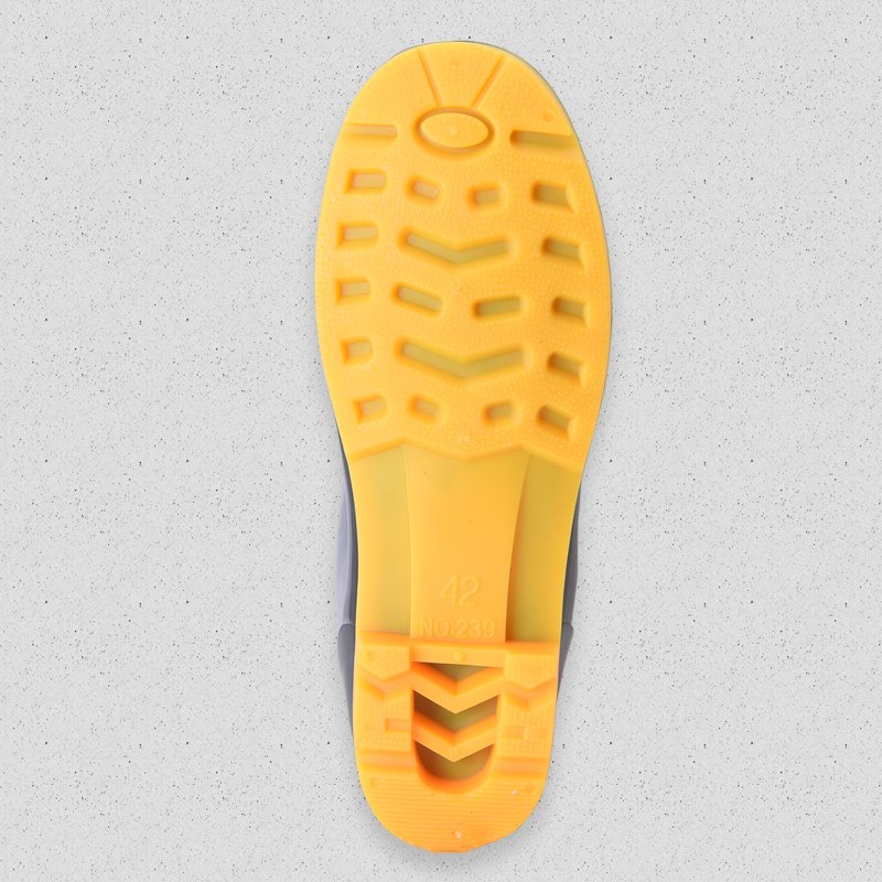 Customized Anti-Slip Safety Mens PVC Material Rain Boots PVC labor Protection Rain Boots For Worker