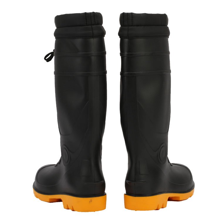 anti-smashing Rain boots labor insurance shoes steel toe waterproof high-top boots