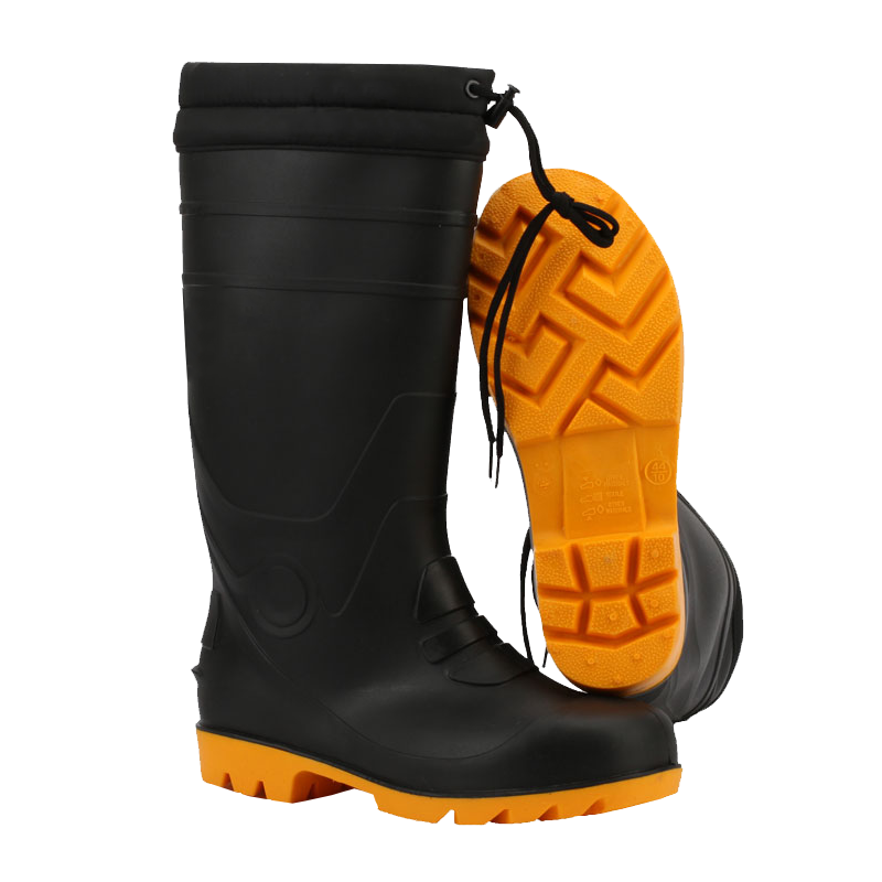 anti-smashing Rain boots labor insurance shoes steel toe waterproof high-top boots