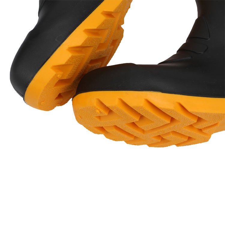 anti-smashing Rain boots labor insurance shoes steel toe waterproof high-top boots