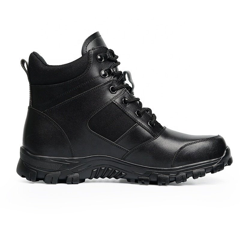 New Fashion Waterproof Hunting Boots Men Leather Boots Black Hot Selling Training Boots
