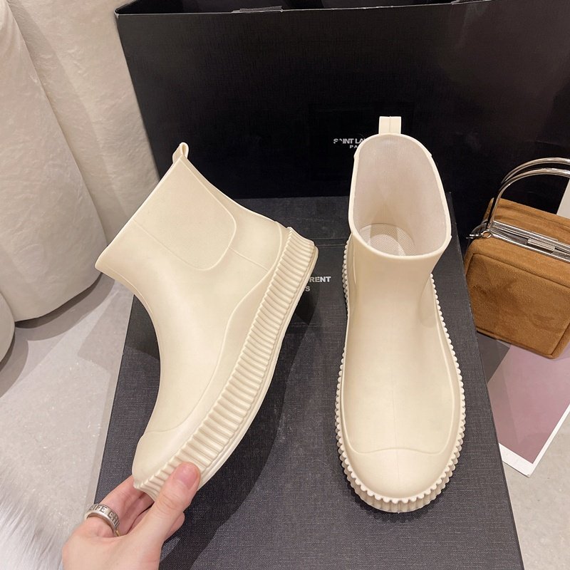 Walking Non Slip Waterproof Ankle Rainboots Water Shoes Women Short Rain Boots