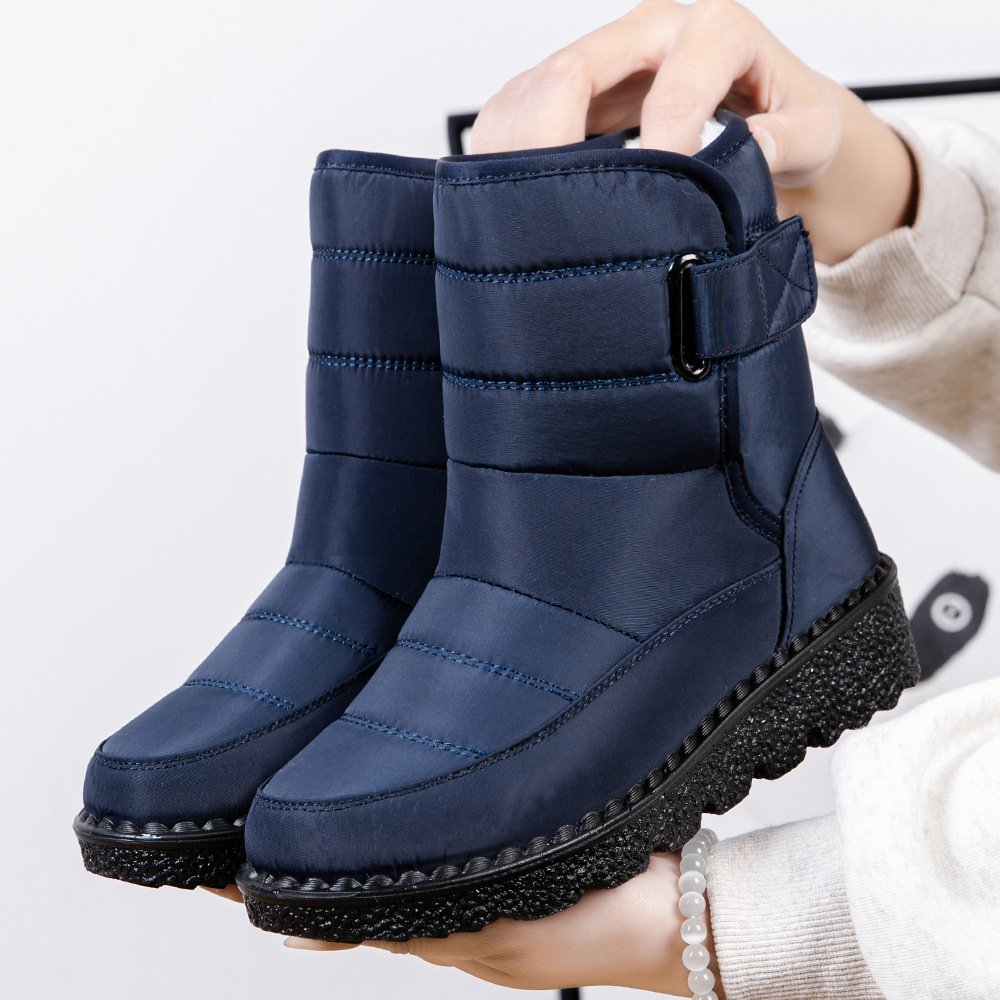 Factory Custom Winter Warm Waterproof Casual Shoes Boots Women Fur Snow Boots for Ladies