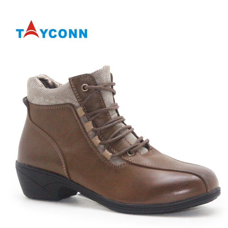 Wholesale New Style Ladies Ankle Booties Thick Heel High Heel Short Boots Women
