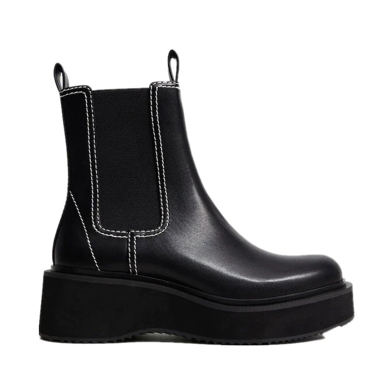 Winter new fashion leather children's casual shoes Chelsea boots girls martin ankle flat boots