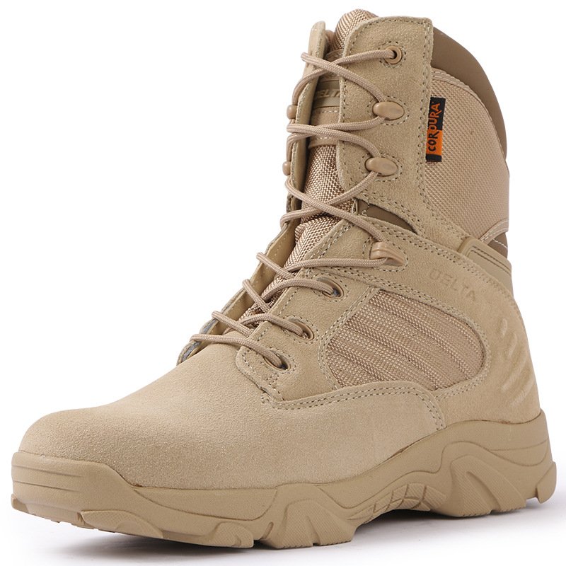 Wholesale Custom Outdoor Training Hiking Shoes Waterproof Work Sneakers Men All-Terrain Trekking Shoes Tactical Boots