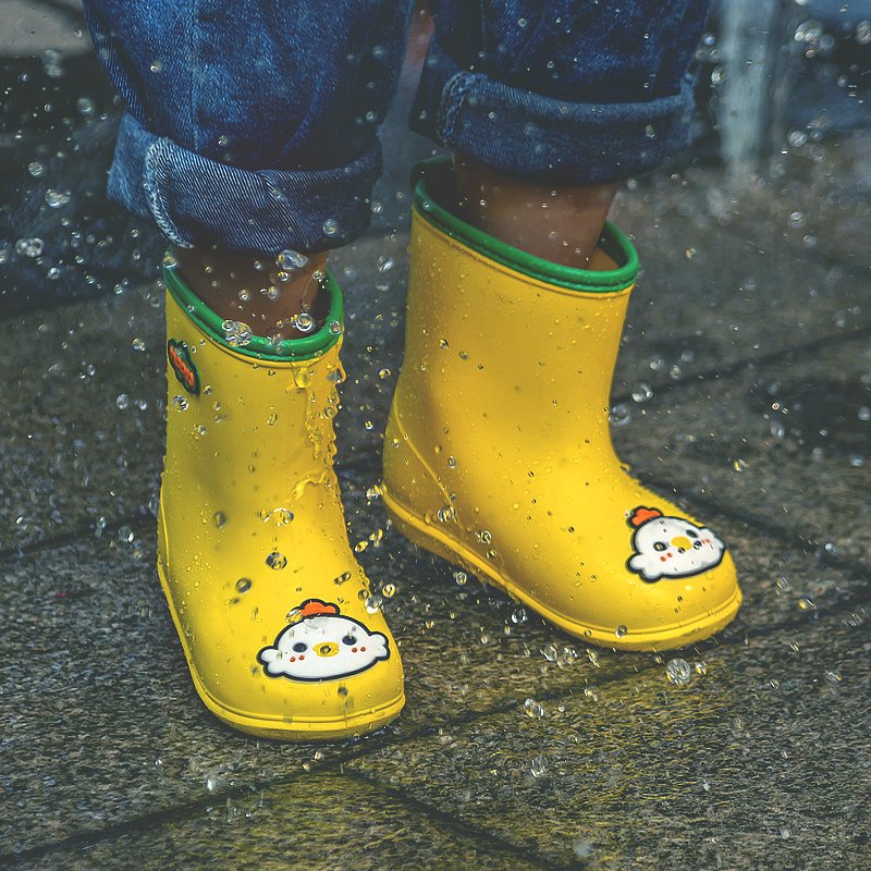 Rain Boot Kids Children Rain Boots Baby Boy Girl EVA Non-slip Outdoor Cartoon Rainboots Kids Waterproof Shoes