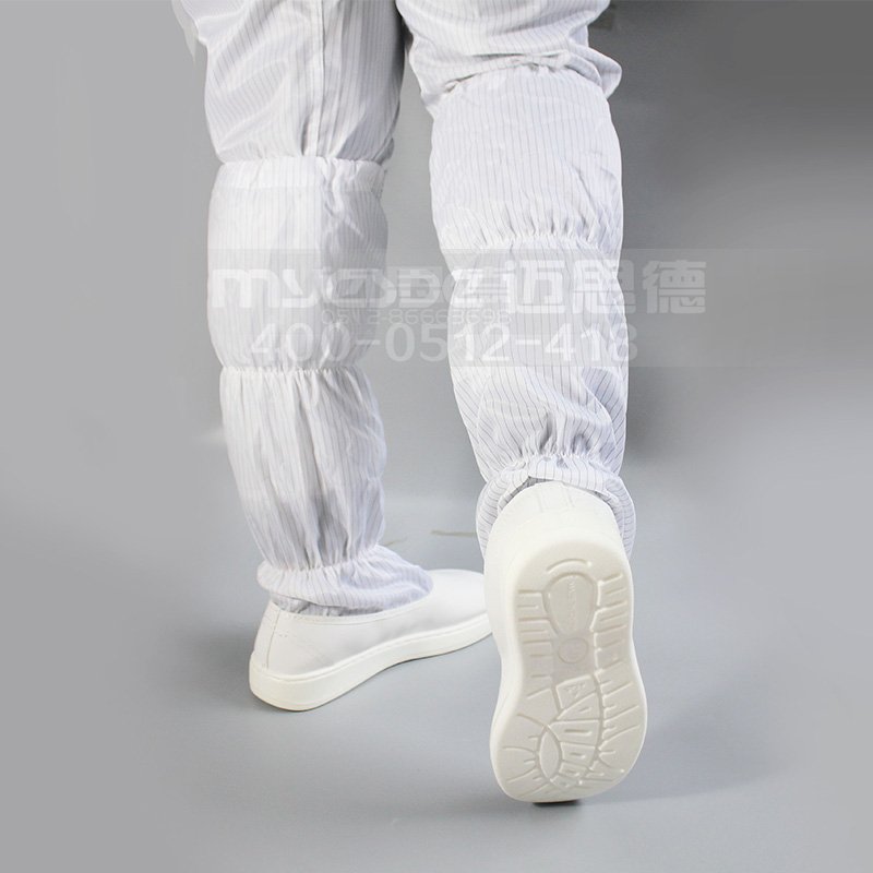 Myesde Industry Reusable Unisex GMP Dustproof Safety Pu leather Pvc Sole Antistatic Shoes Steel Toe Esd Boots