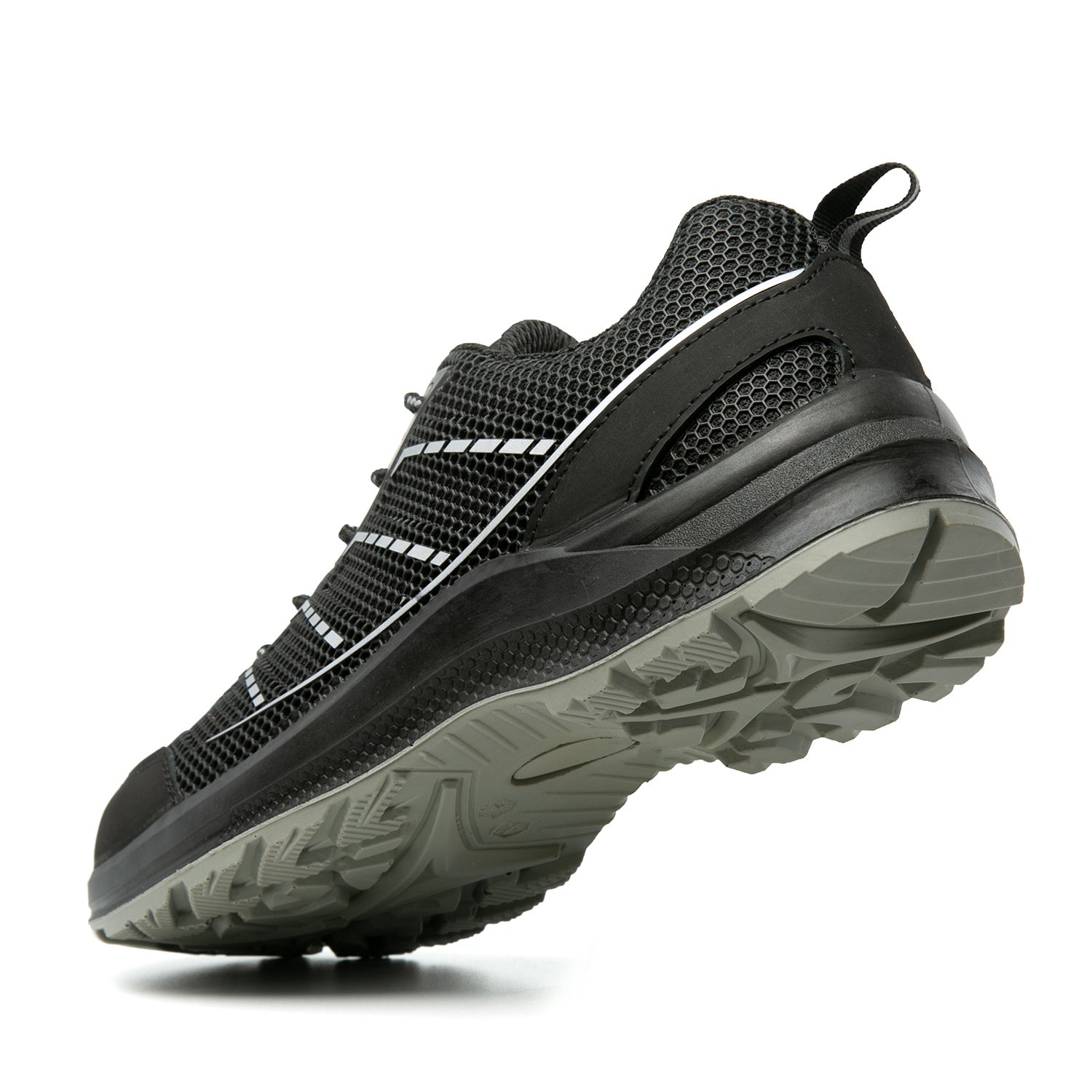 breathable mesh fashion sneakers men's customized safety boots steel caps lace up