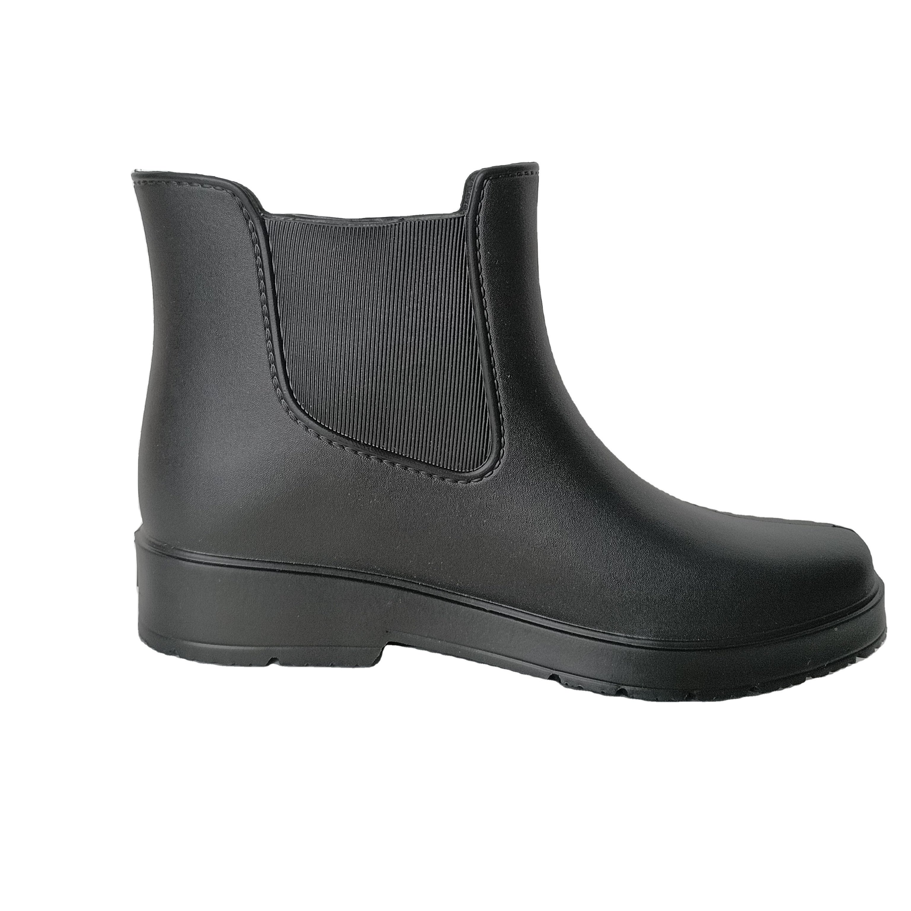 Fashion Waterproof pvc material for shoes rain boots women