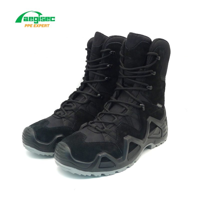 AEGISEC high ankle desert boots cow suede slip resistant PU sole men lightweight tactical boots jungle