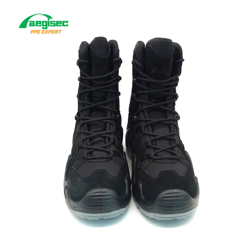 AEGISEC high ankle desert boots cow suede slip resistant PU sole men lightweight tactical boots jungle