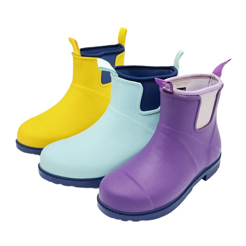 Wholesale Light Weight Colourful Rain Boots Ladies Fashion Rubber Rain Boots Stock