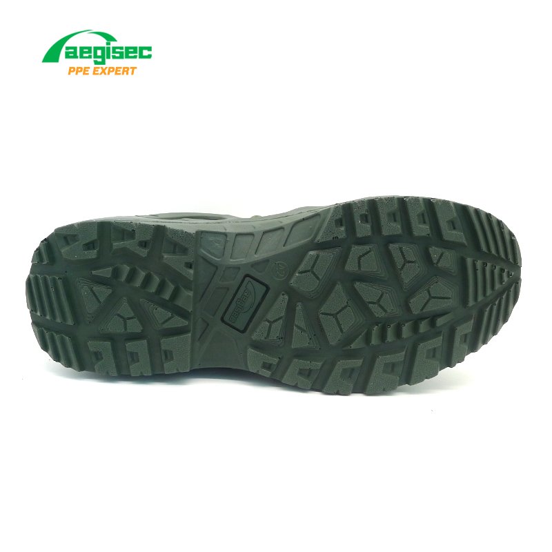 AEGISEC cow suede jungle boots lightweight slip resistant PU sole tactical boots desert
