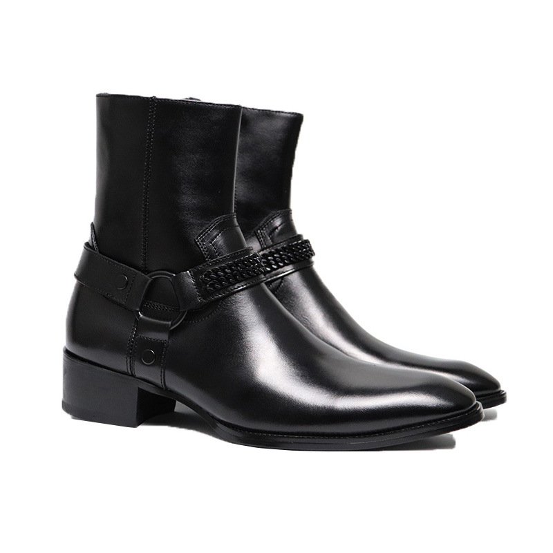 New Spring/Summer Walk Show Chelsea Boots for Men boots for men shoes leather leather boots for men