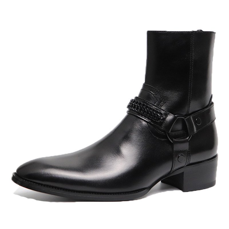 New Spring/Summer Walk Show Chelsea Boots for Men boots for men shoes leather leather boots for men