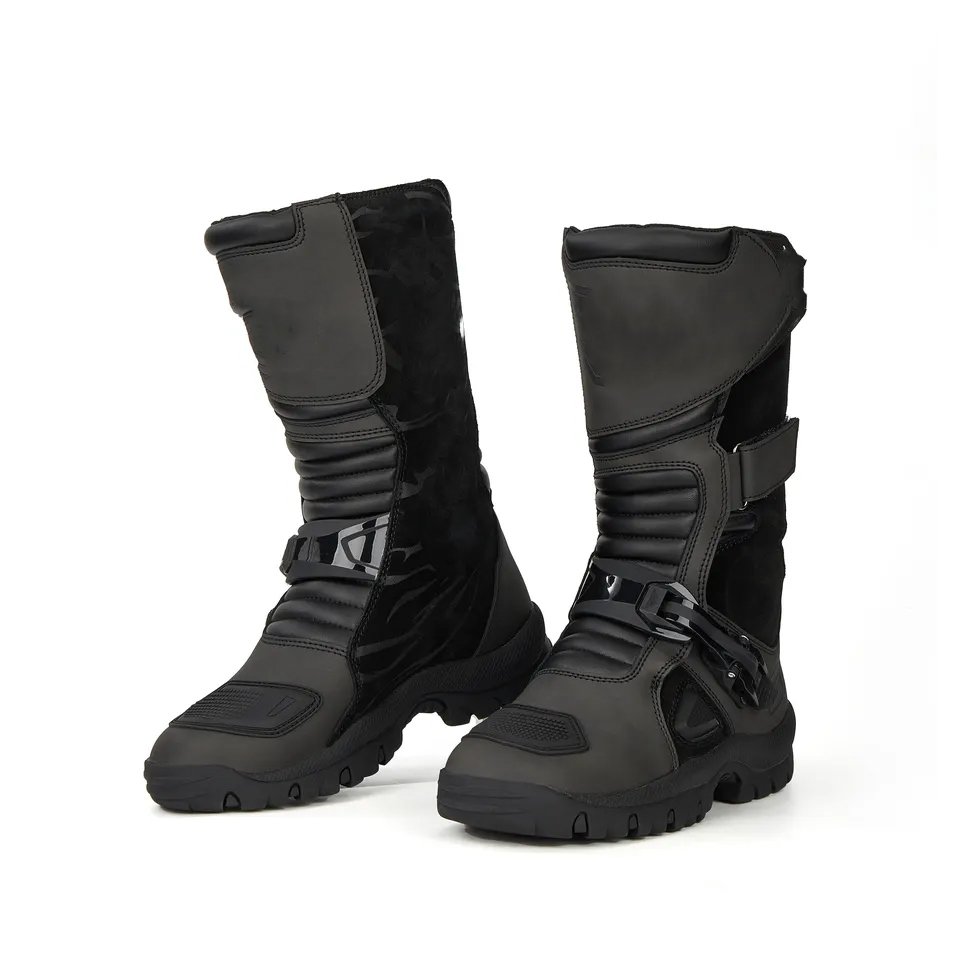 Off Road Motorcycle Riding Boots Outdoor Motorcycle Protective Breathable Shoes Adventure Racing Shoes