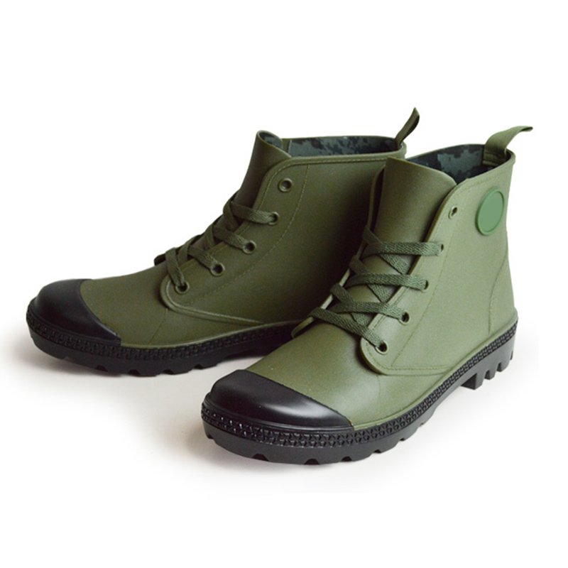 Waterproof non-slip elastic rubber shoe boots outdoor leisure rain high top garden shoes rain boots