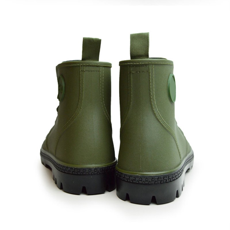 Waterproof non-slip elastic rubber shoe boots outdoor leisure rain high top garden shoes rain boots