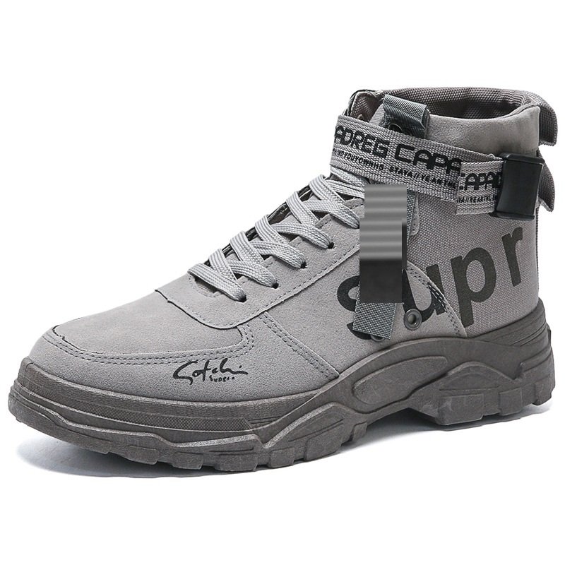 2024 Hot Sale Wholesale Spring Men Casual Lace Up Shoes Sneakers High Quality Warm Men Boots Shoes