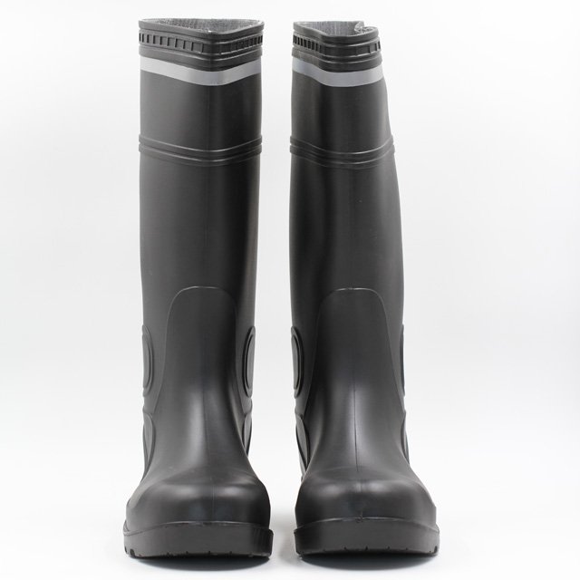 unisex wellington anti-slip New style pvc rain boots gum boots safety with steel toe for men waterproof