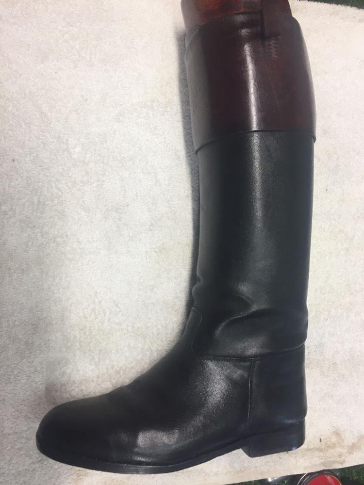 Top Quality Black Waxed Calf Hunting Boots