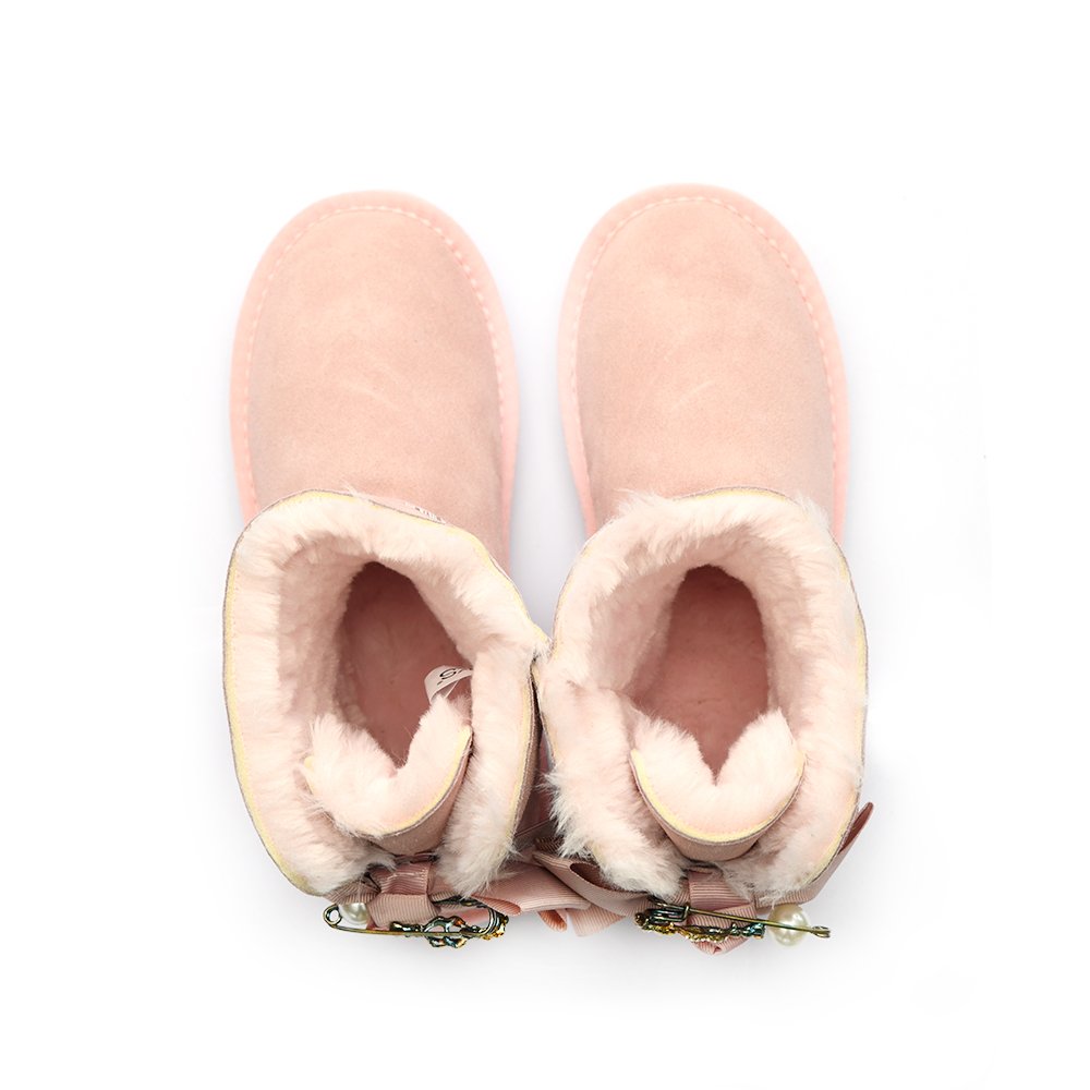 luxury boots women shoes 2023 winter fall bootie fashion warm sheepskin fur lining custom snow boots