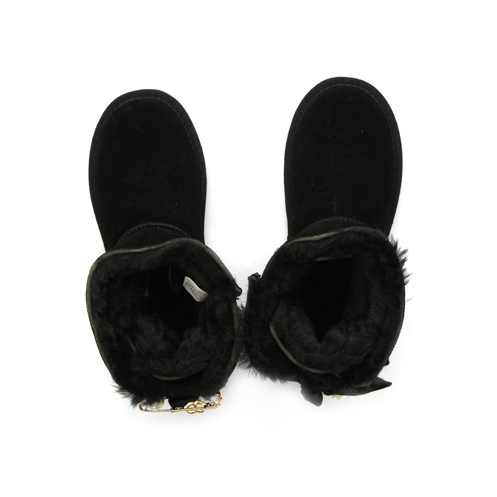 luxury boots women shoes 2023 winter fall bootie fashion warm sheepskin fur lining custom snow boots