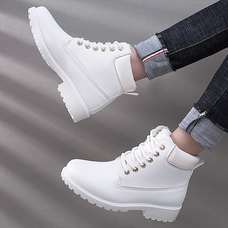 Hot New Autumn Early Winter Shoes Women Flat Heel Boots girls Fuzzy Warm Outdoor Bedroom Shoes snow boots for ladies