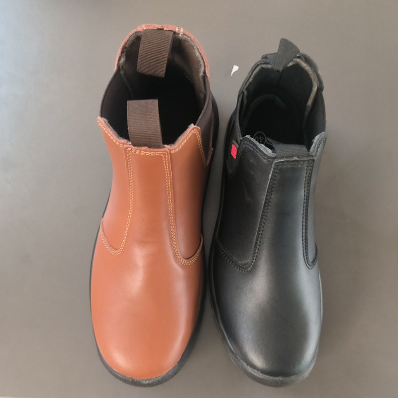 Wholesale Black Brown Women Industrial Safety Work Shoes Women/Men Water And Smash Proof Steel Toe Safety Boots
