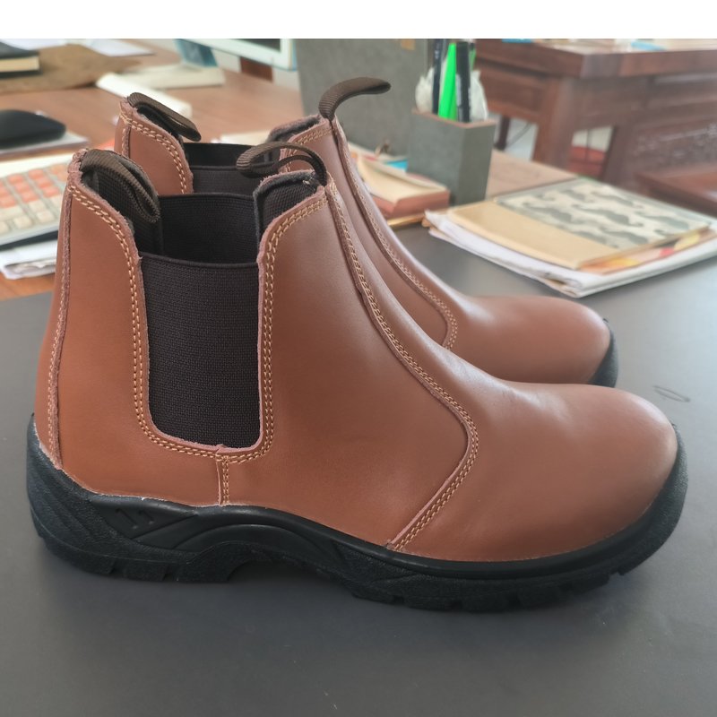 Wholesale Black Brown Women Industrial Safety Work Shoes Women/Men Water And Smash Proof Steel Toe Safety Boots