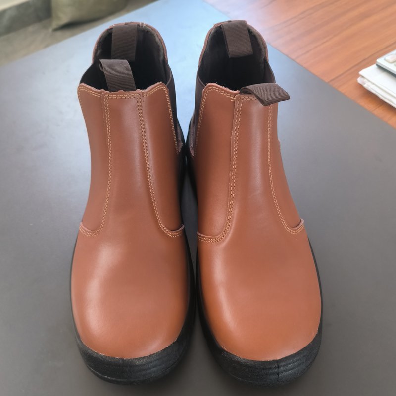 Wholesale Black Brown Women Industrial Safety Work Shoes Women/Men Water And Smash Proof Steel Toe Safety Boots