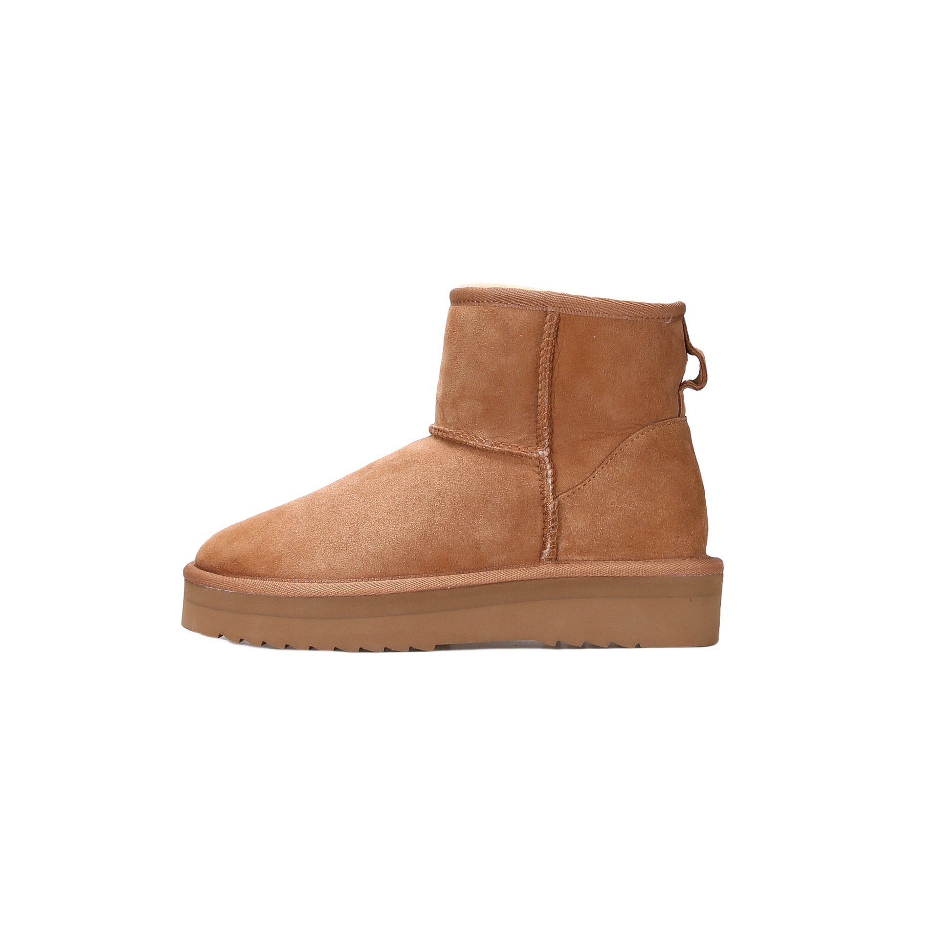 2024 Genuine Suede Slip On Winter Warm Snow Boot with Memory Foam Water Resistant