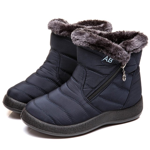 Women Boots Fashion Waterproof Snow Boots For Winter Shoes Women Casual Lightweight Ankle Botas Warm Winter Boots