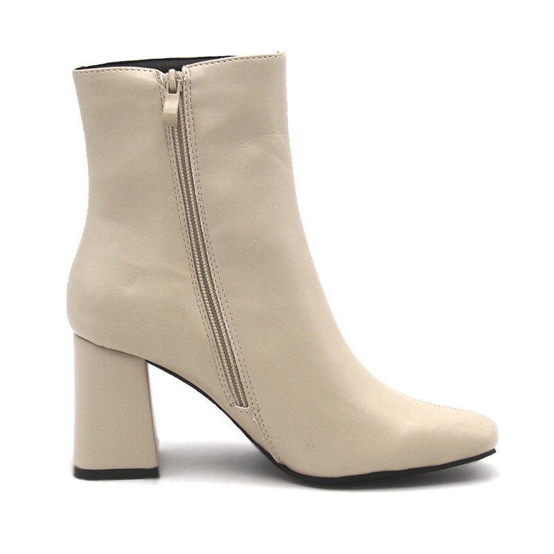2024 Trendy Shoes Women Fashion PU Leather Ankle Boots for Ladies Botas Mujer