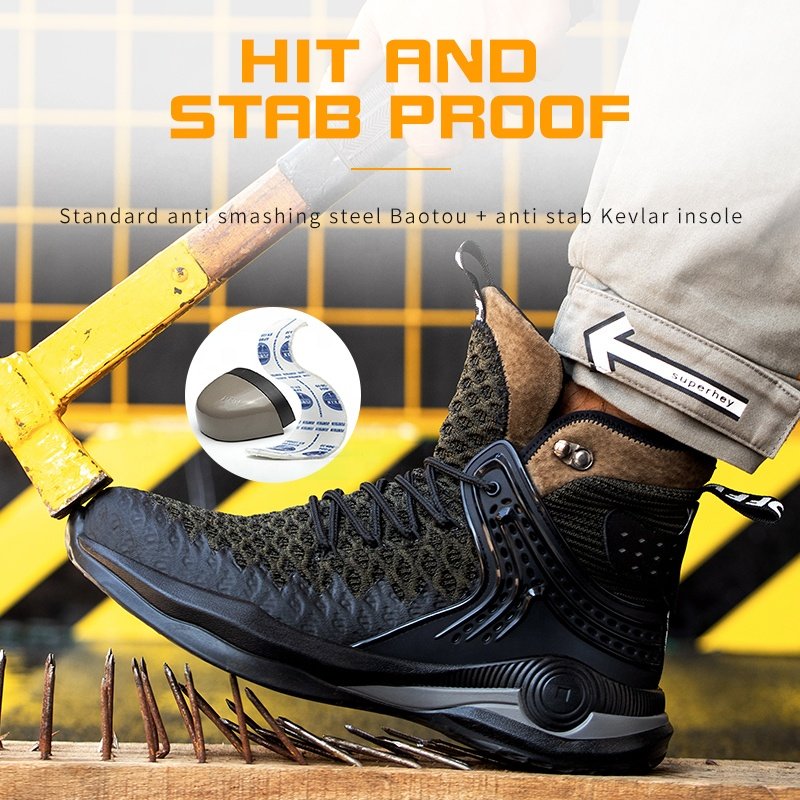 OEM Factory Outdoor Construction Boots Lightweight Sports Safety Shoes With Best Quality