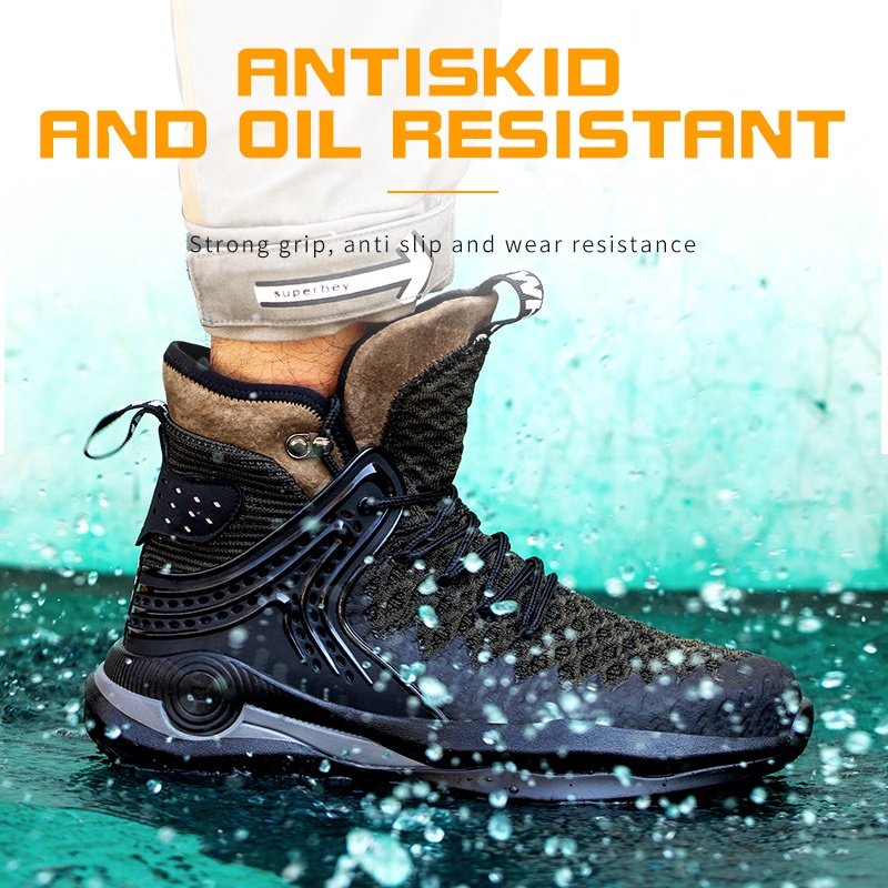 OEM Factory Outdoor Construction Boots Lightweight Sports Safety Shoes With Best Quality
