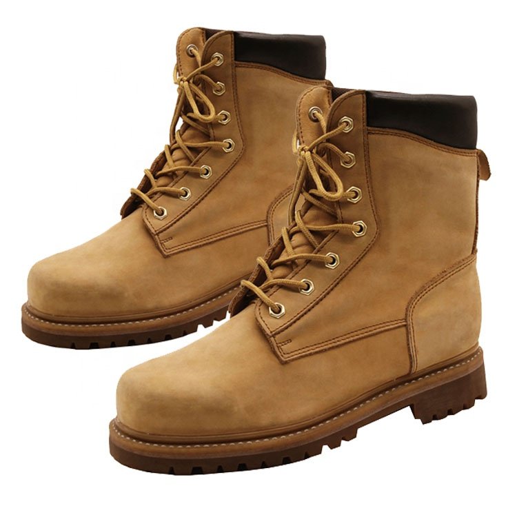 Men's boots high quality boots desert color men's shoes casual breathable leather boots customer custom