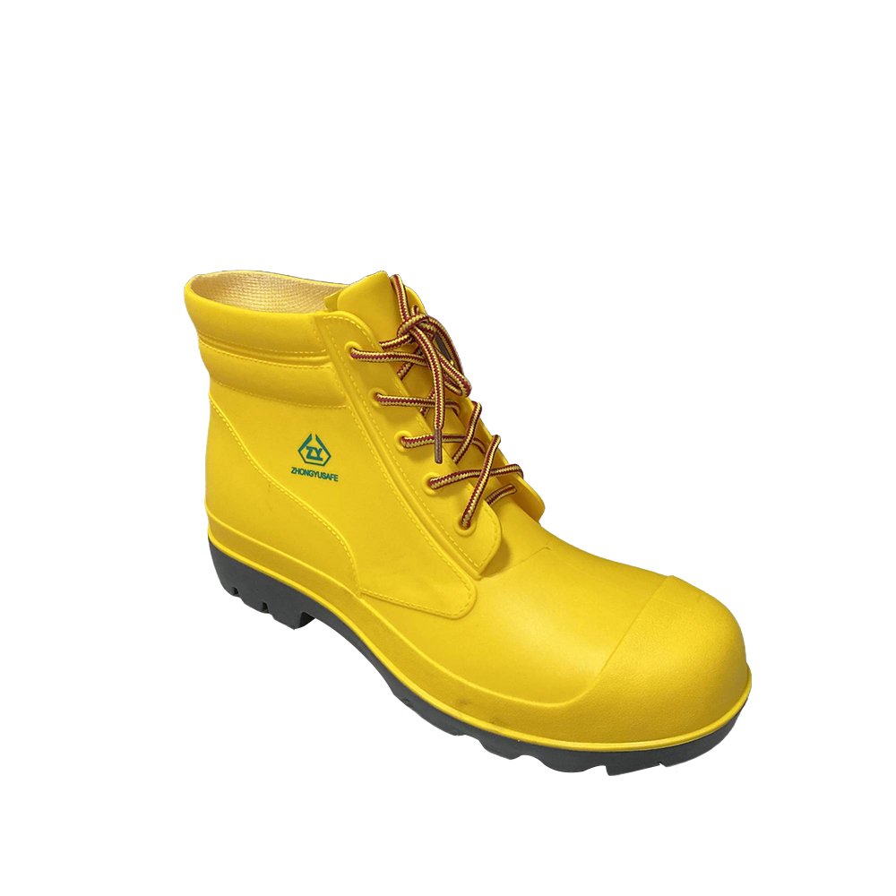 PVC Steel toe Head Anti-Smash Anti-Puncture Oil Acid Alkali Protection Labor Protection rain boots